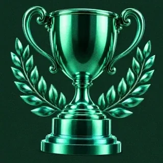 Gold trophy cup — Fair Go